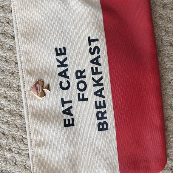 Kate Spade Eat Cake For Breakfast Zipper Pouch - Picture 2 of 7